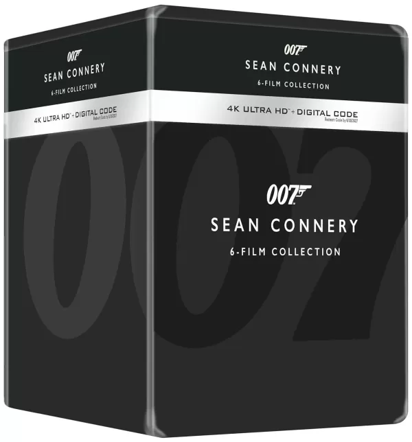 Vorbestellt die 4K -Sammlung von 6 klassischen Sean Connery James Bond -Filmen