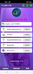 T2 CARD VPN Capture d’écran 2