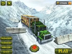 Offroad Army Cargo Driving Mis Tangkapan skrin 3