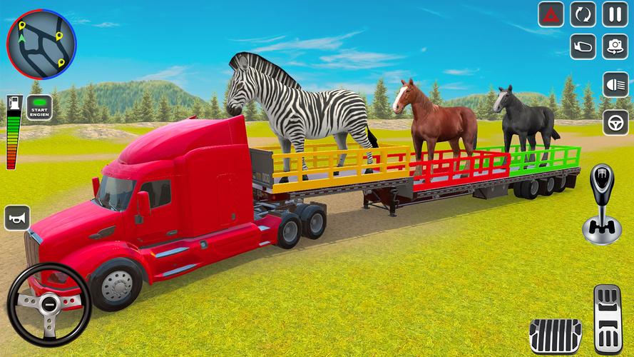 Wild Animal Truck Transporter স্ক্রিনশট 1