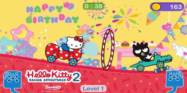 Hello Kitty games - car game स्क्रीनशॉट 3