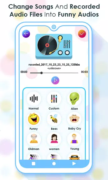 Voice Changer - Funny Recorder Screenshot 4