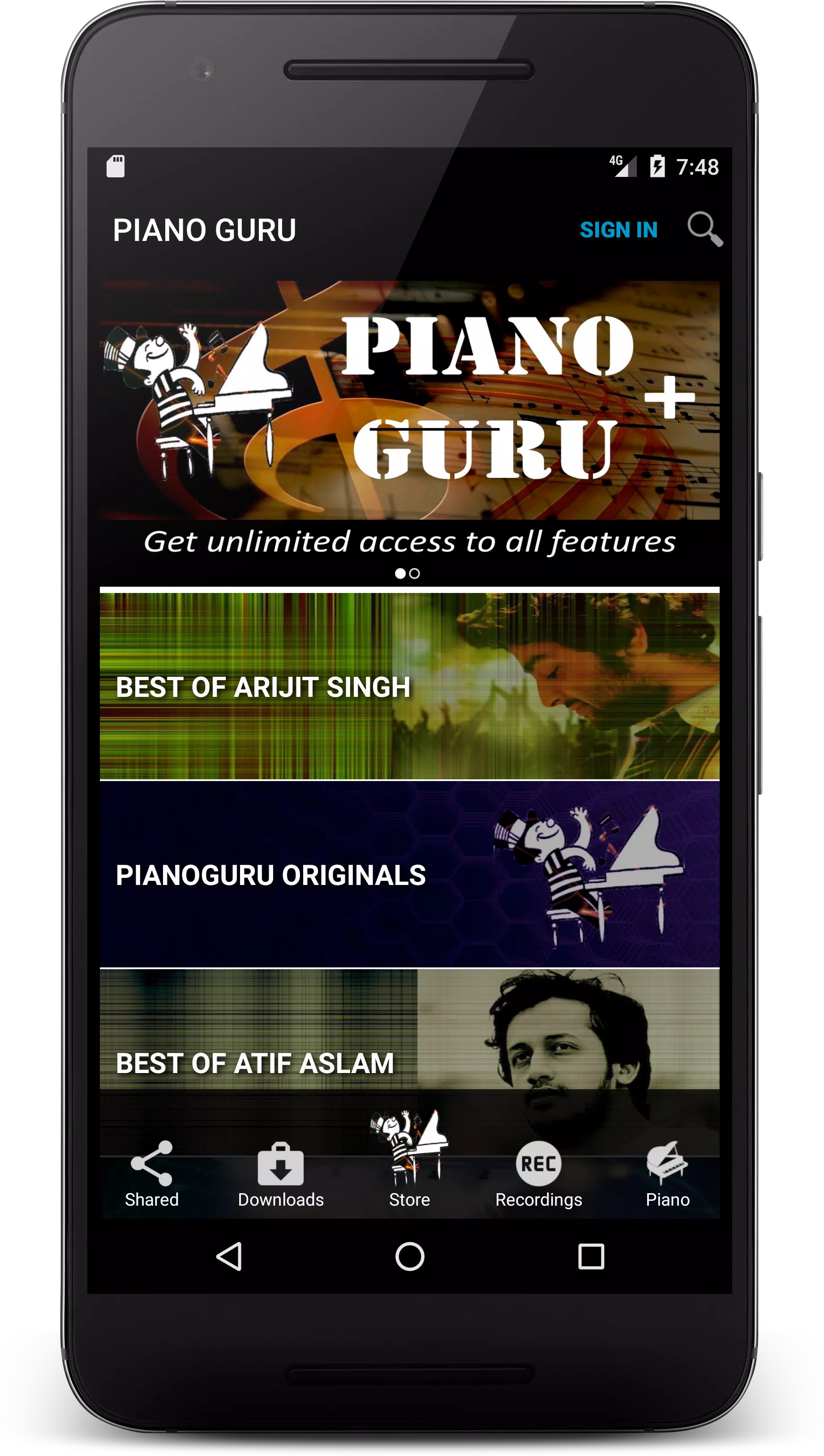 PianoGuru : Learn Indian Songs Ekran Görüntüsü 2