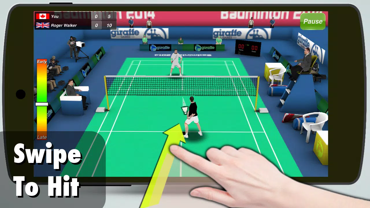 Badminton 3D Скриншот 1