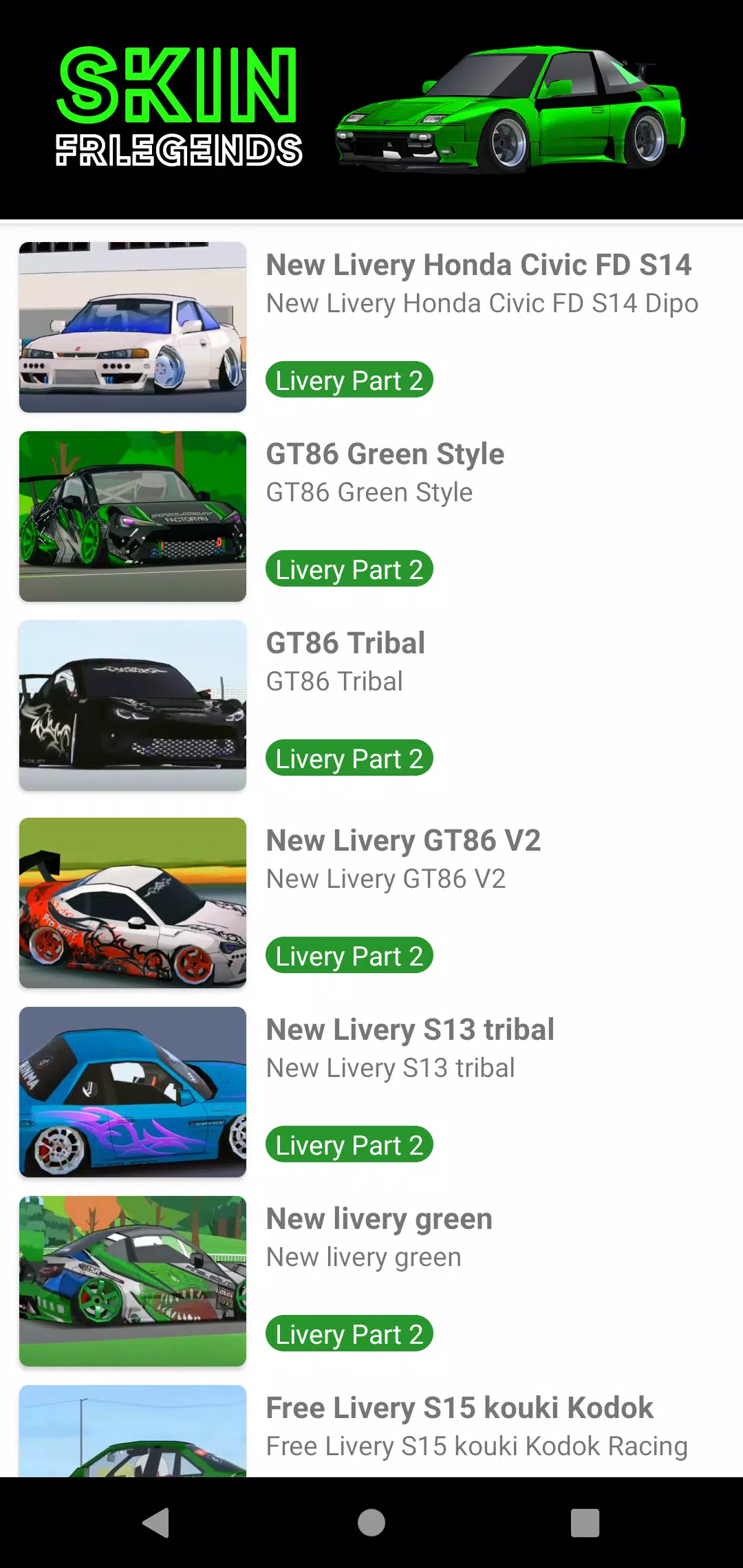 Skin FRLegends Livery Mod Capture d’écran 4