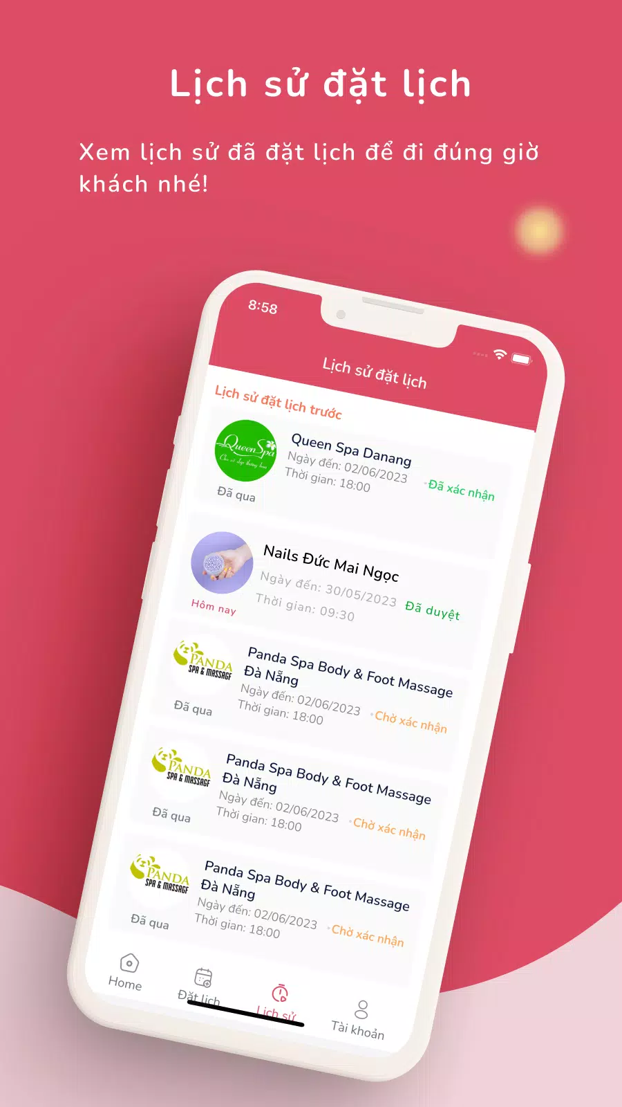 HiYou - Đặt lịch làm đẹp Captura de pantalla 4