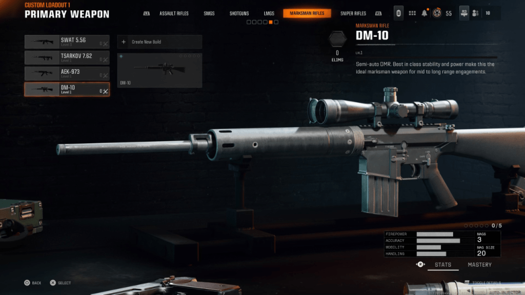 Marksman Rifles