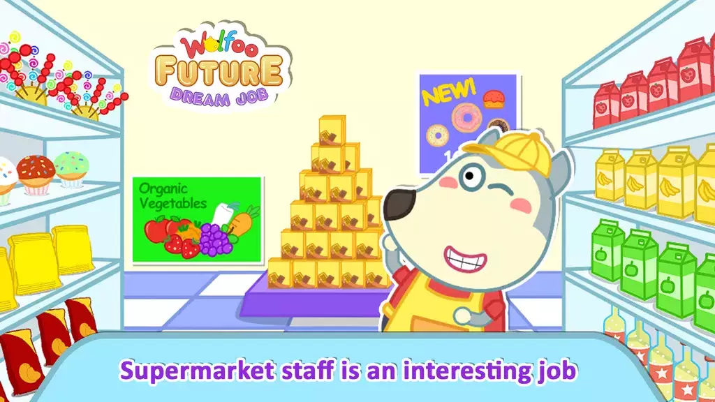 Wolfoo: Kid’s Future Dream Job Ekran Görüntüsü 2