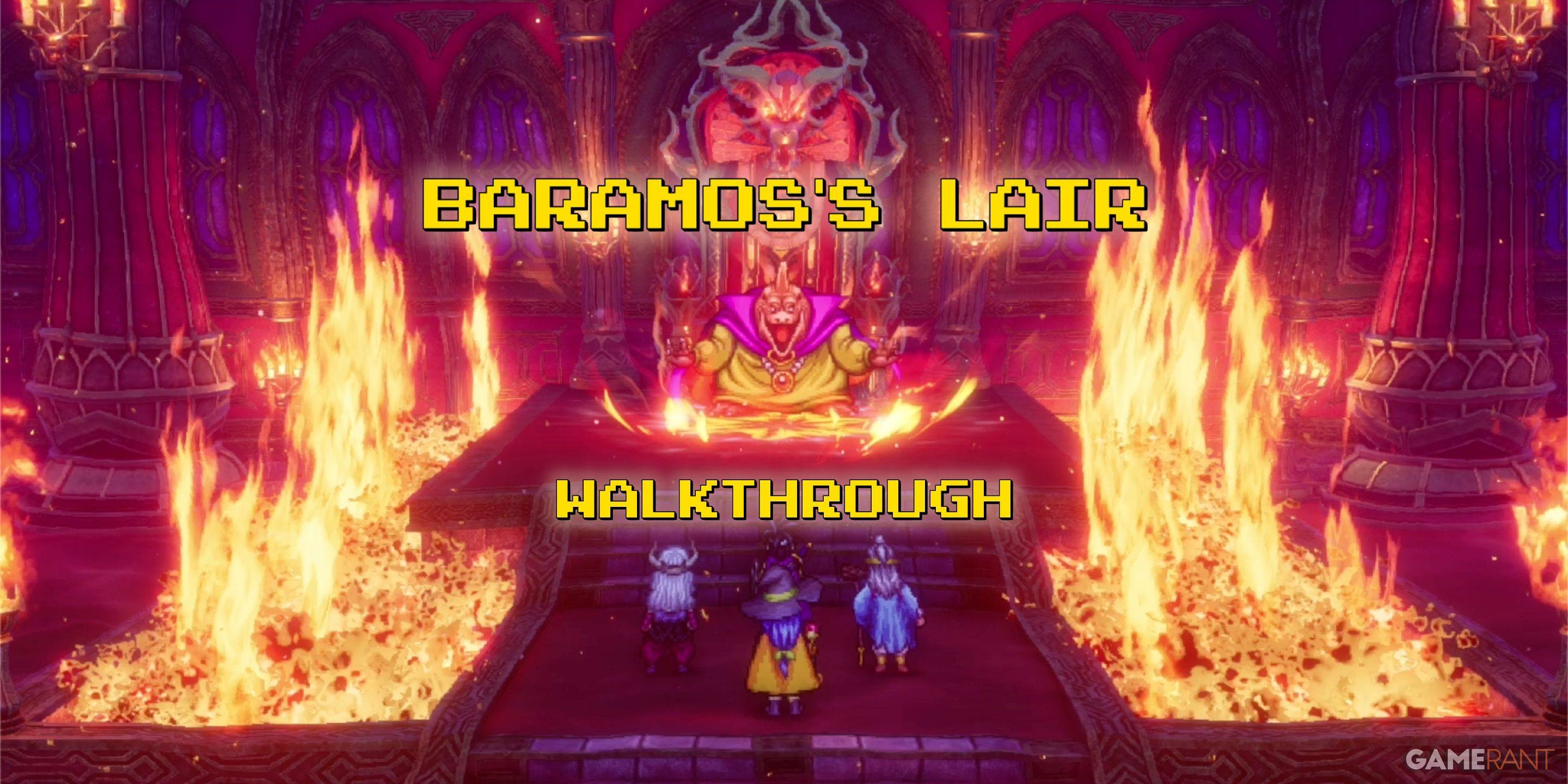 Dragon Quest 3 리메이크 : Baramos 's Lair Guide