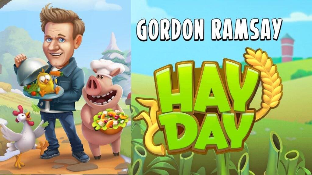 Ang celebrity chef na si Gordon Ramsay ay berde sa Hay Day Farm Bonanza