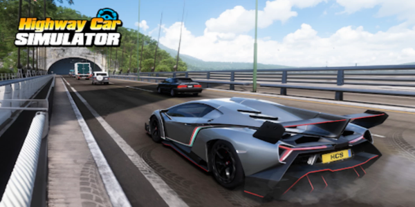 Highway Traffic Car Simulator Tangkapan skrin 1