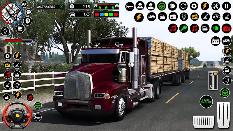 US Cargo Truck Simulator Games ဖန်သားပြင်ဓာတ်ပုံ 2