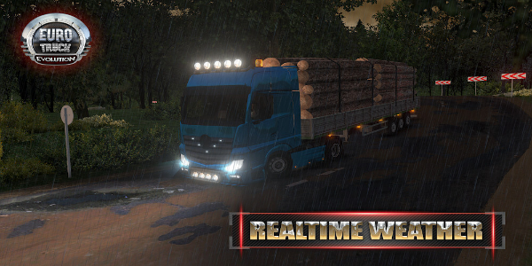 Euro Truck Driver Mod Tangkapan skrin 2