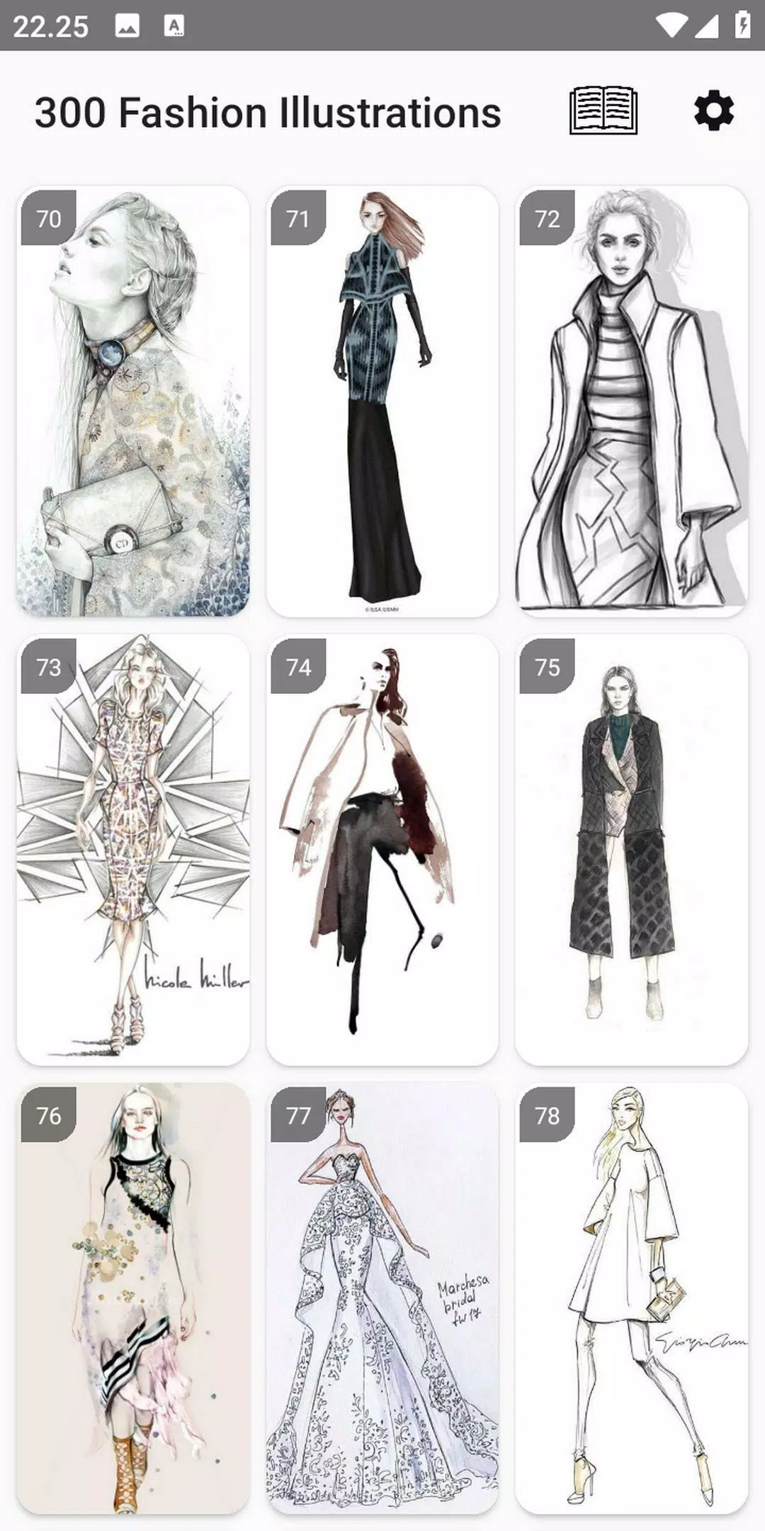300 Fashion Illustrations Скриншот 4