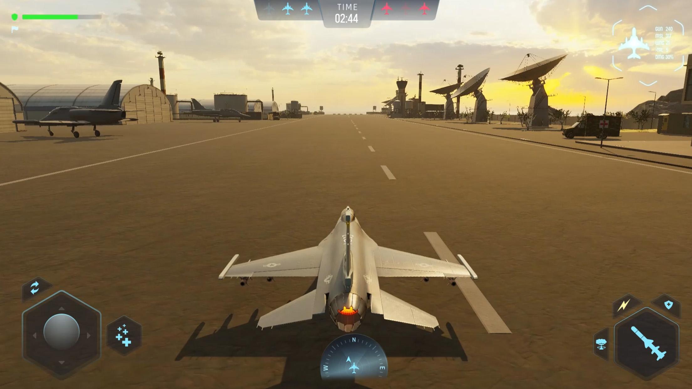 Sky Warriors: Airplane Games Screenshot 1