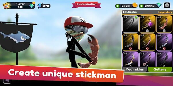 Stickman Archer Online スクリーンショット 3