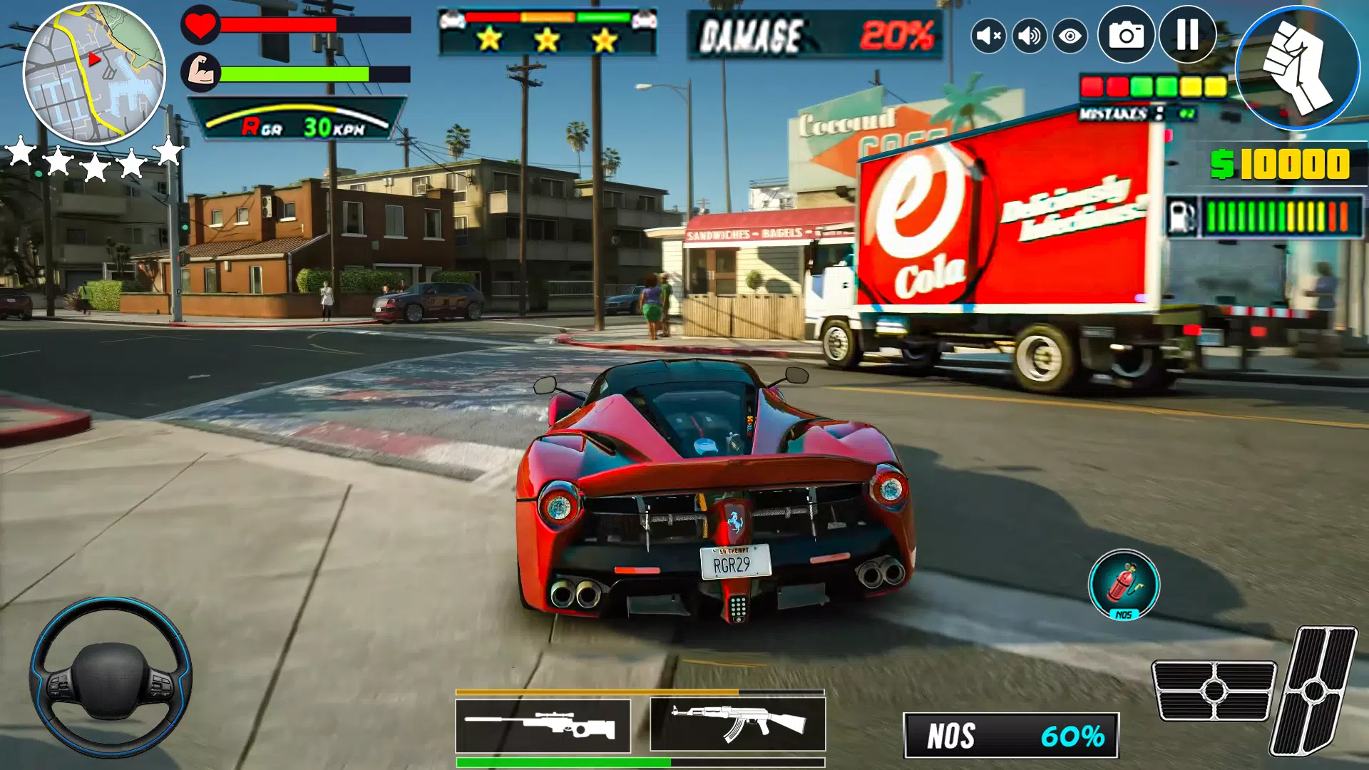Vegas City Gangster Crime Game Captura de pantalla 4