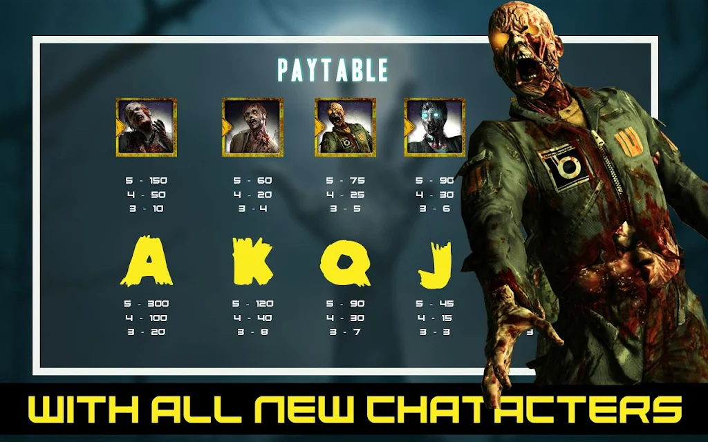 Casino Walking Zombie Slots Machine Captura de tela 2