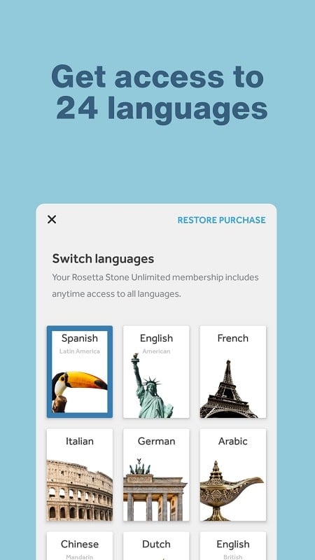 Rosetta Stone: Learn Languages Screenshot 3