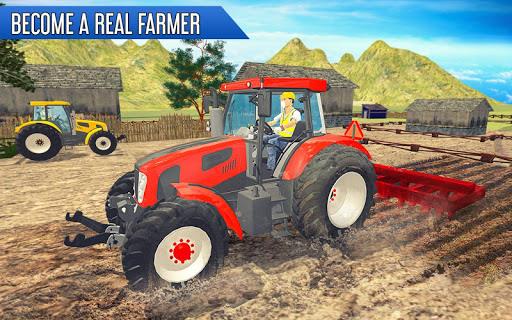 Tractor Farming Games 3D Ekran Görüntüsü 3