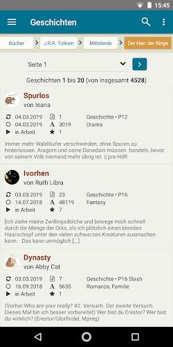 FanFiktion.de Screenshot 3