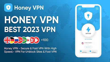 Honey VPN - Fast & Secure 스크린샷 1