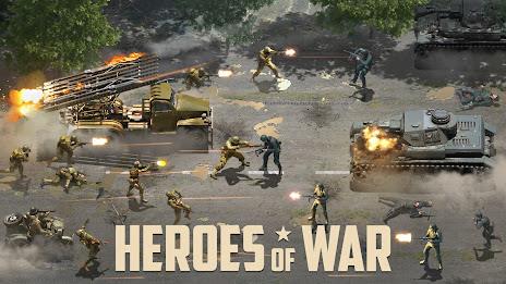 Heroes of War: Idle army game स्क्रीनशॉट 1