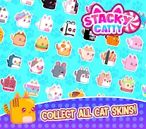 Stacky Cat kawaii runner Game Tangkapan skrin 3