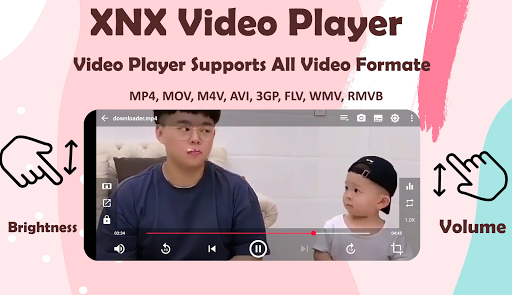 XNX Video Player - XNX Video Player HD ဖန်သားပြင်ဓာတ်ပုံ 1