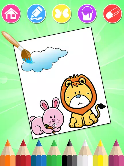 Coloring Games: Color Animals Capture d’écran 2