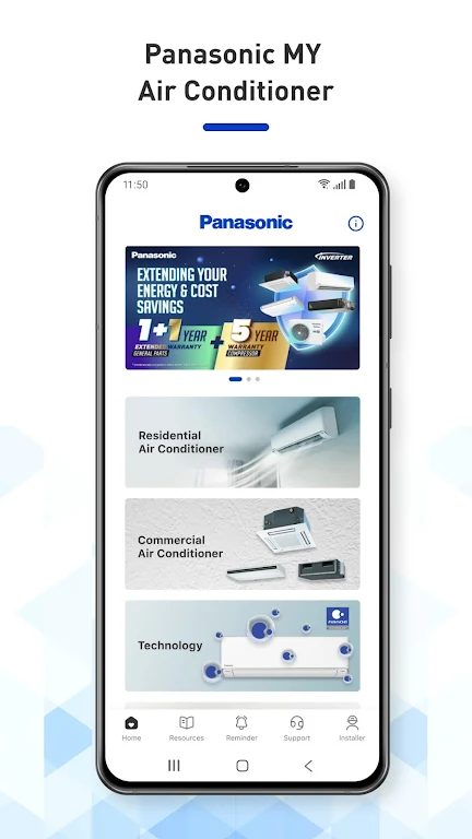 Panasonic MY Air Conditioner ภาพหน้าจอ 1