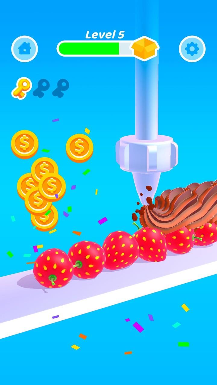 Perfect Cream: Icing Cake Game 스크린샷 2