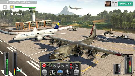 Fly Airplane flight simulator Screenshot 1