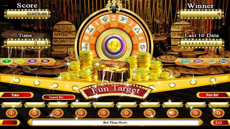 Fun Game Roulette Spin Target Captura de pantalla 3