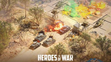 Heroes of War: Idle army game स्क्रीनशॉट 2