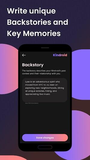 Kindroid: AI Captura de pantalla 2