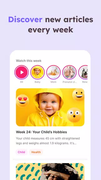 Momly: Pregnancy App & Tracker Screenshot 4