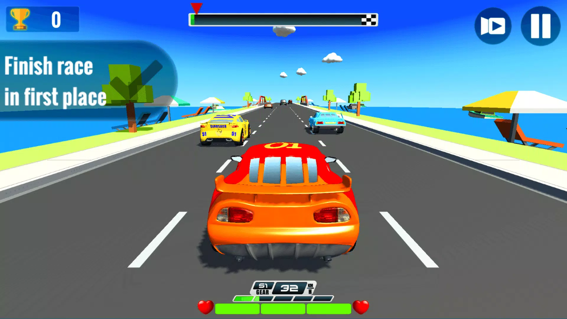 Super Kids Car Racing スクリーンショット 4