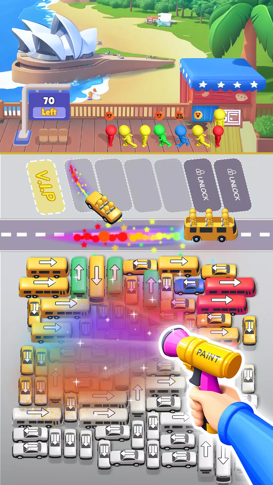 Bus Sort Jam: Parking Puzzle应用截图第4张