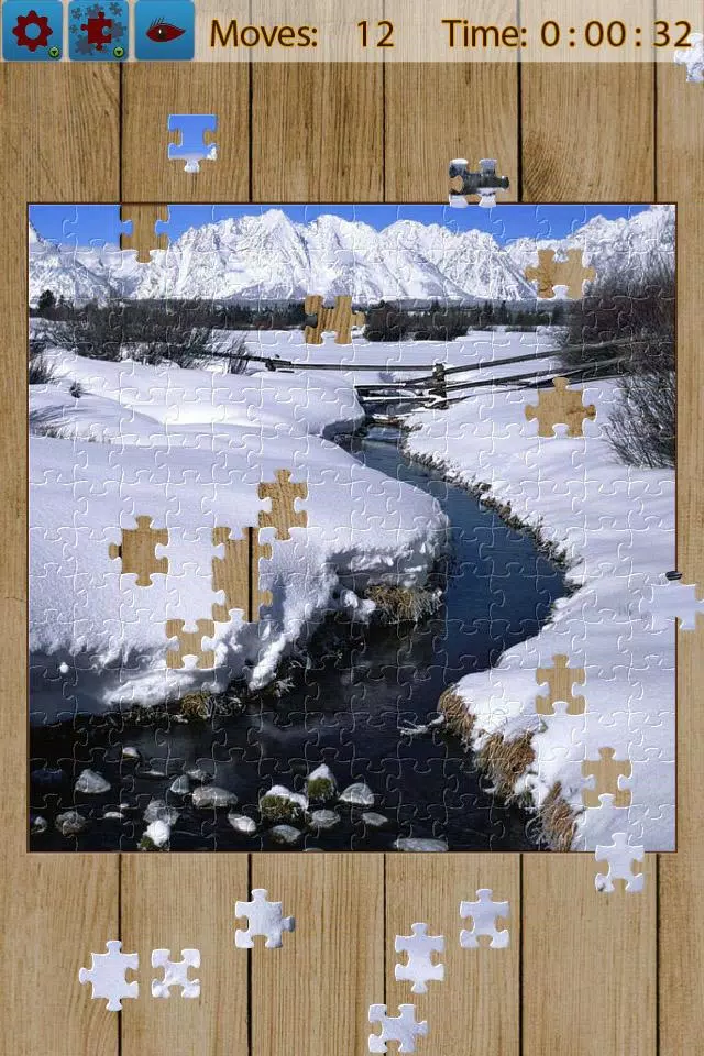 Snow Landscape Jigsaw Puzzles Captura de tela 2