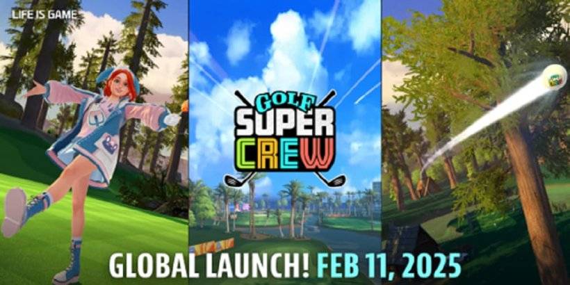 Golf Super Crew: Next-Gen Mobile Golf Simulator met Arcade Flair