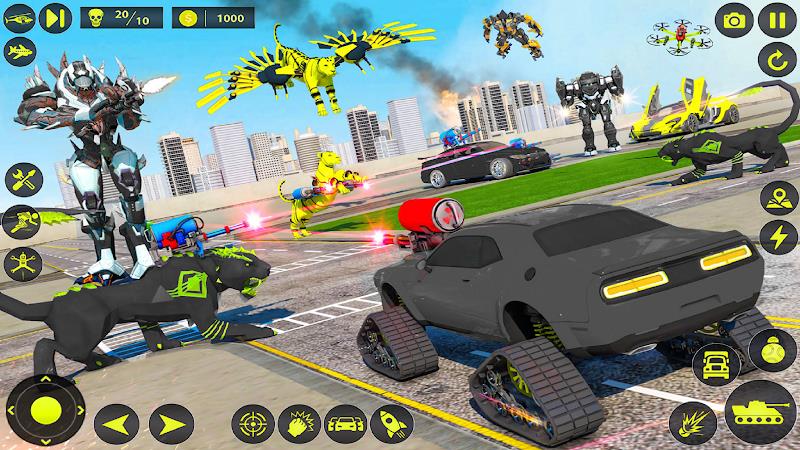 Army Tank Robot Car Games: Captura de pantalla 2