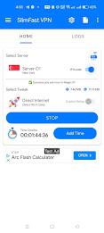 SlimFast VPN Tangkapan skrin 2