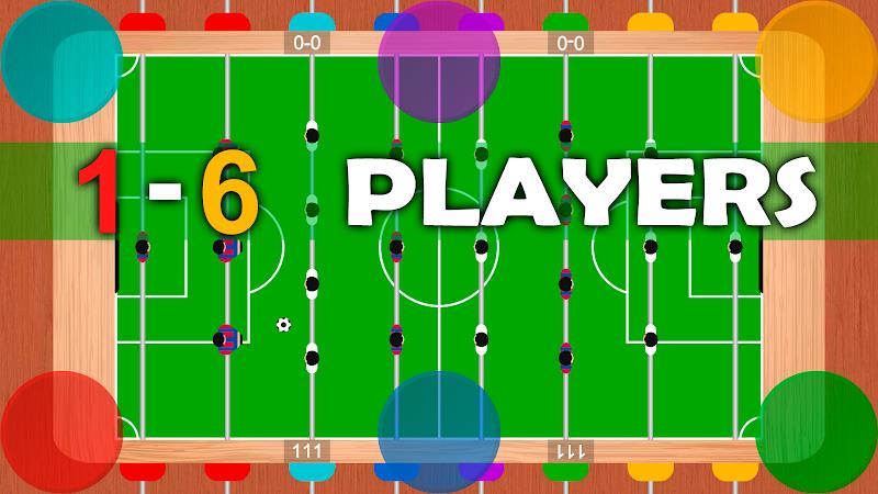 Foosball table soccer 1 2 3 4 स्क्रीनशॉट 1