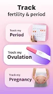 Ovulation & Period Tracker Tangkapan skrin 1