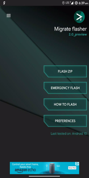 Migrate Flasher Captura de pantalla 2