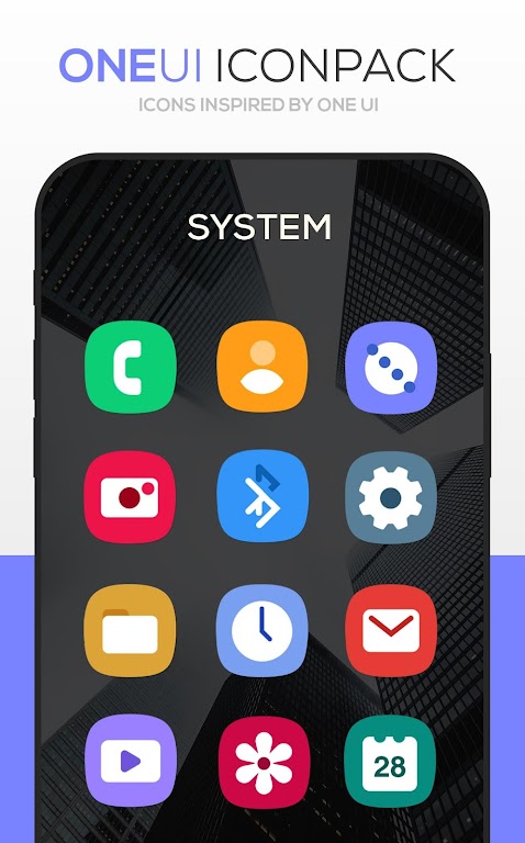 ONE UI Icon Pack Mod Ảnh chụp màn hình 1