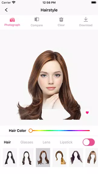 Hair Makeover-modiface・haircut Скриншот 2