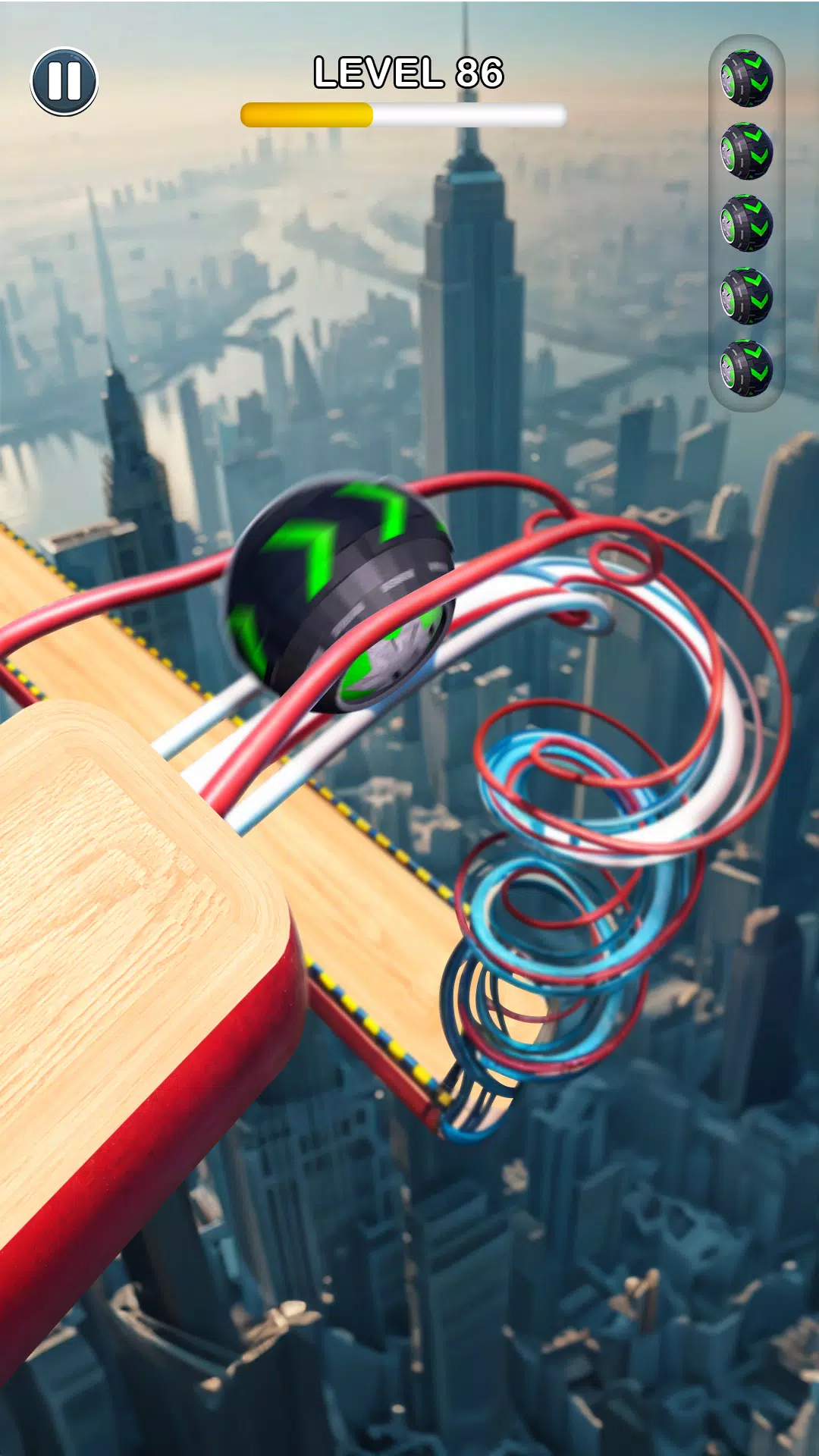 Rolling Ball Sky Escape Screenshot 4