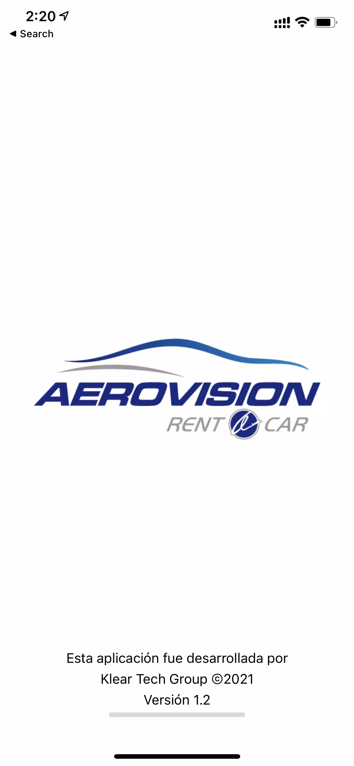 Aerovision SAS - Rent a Car Captura de pantalla 1